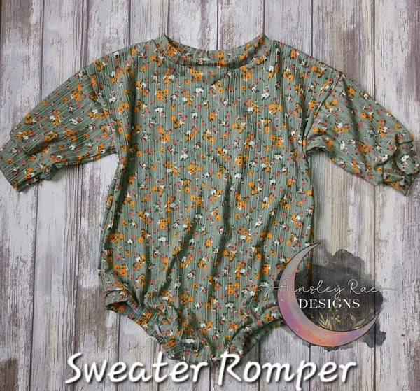 Blush Sweater Romper